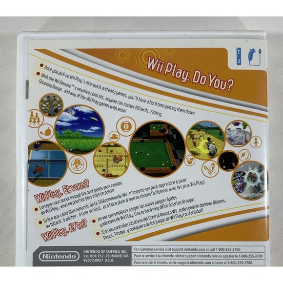 Wii Play Video Game 2007 Complete with Manual Family Game Night (Nintendo Wii) - Picture 5 of 6